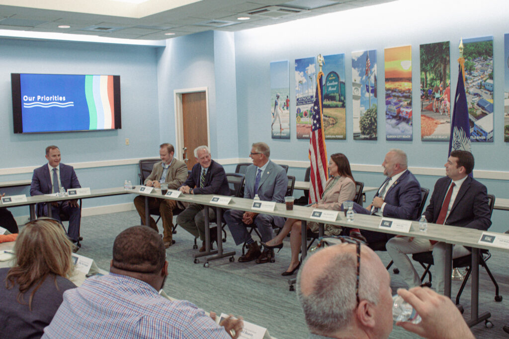 US Secretary of Labor and US Rep. Russell Fry visit the Myrtle Beach Area Chamber.